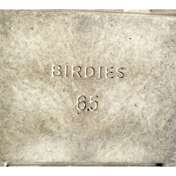 BIRDIES The Swift Black Leather Slip On Sneakers Sz 6.5 Flat White Soles - Picture 12 of 15